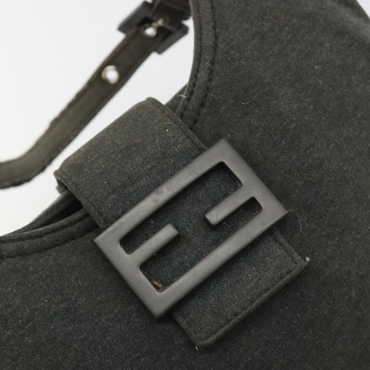 Fendi Grey Rounded Baguette