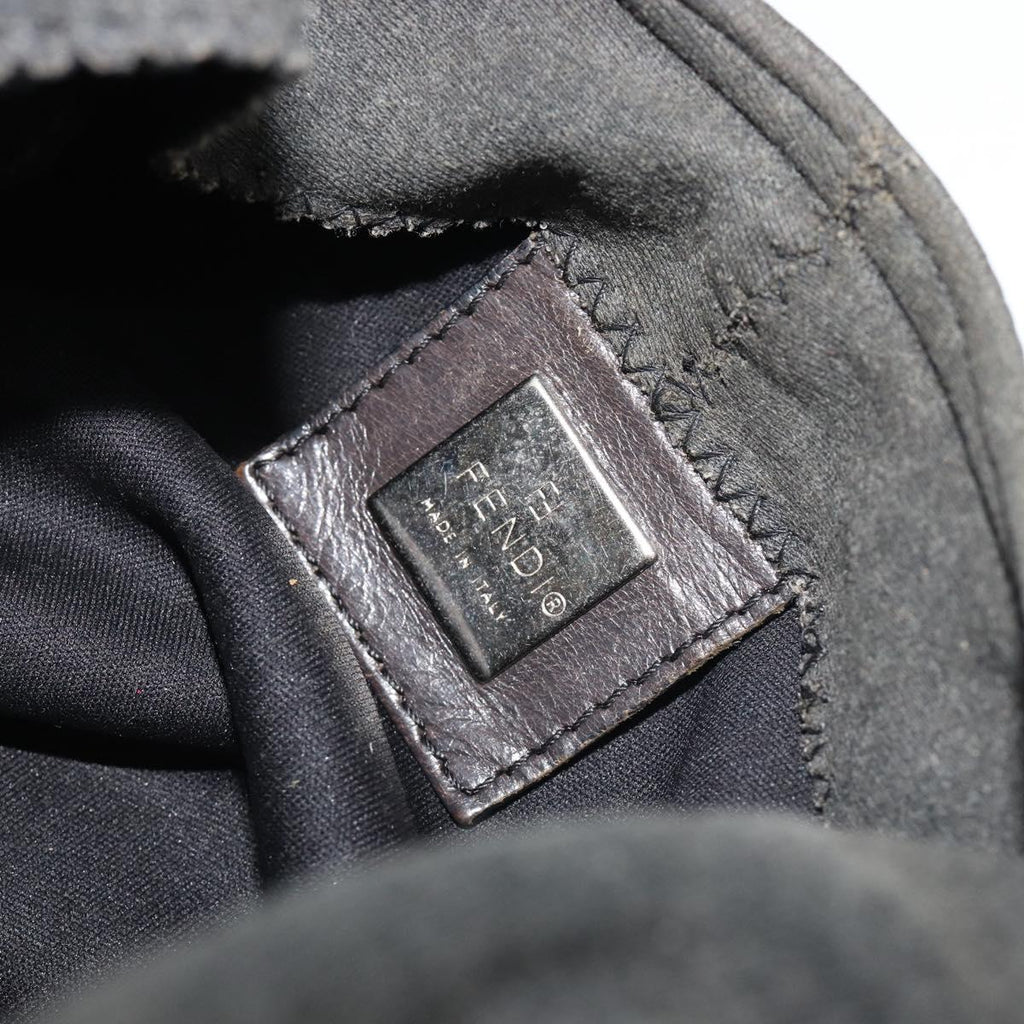 Fendi Grey Rounded Baguette