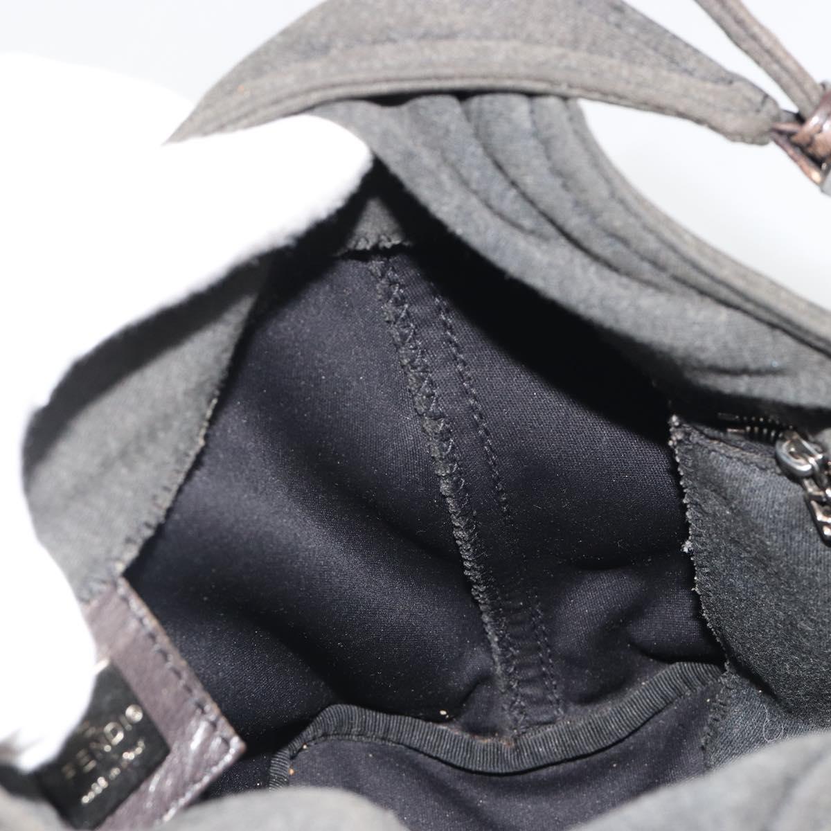 Fendi Grey Rounded Baguette