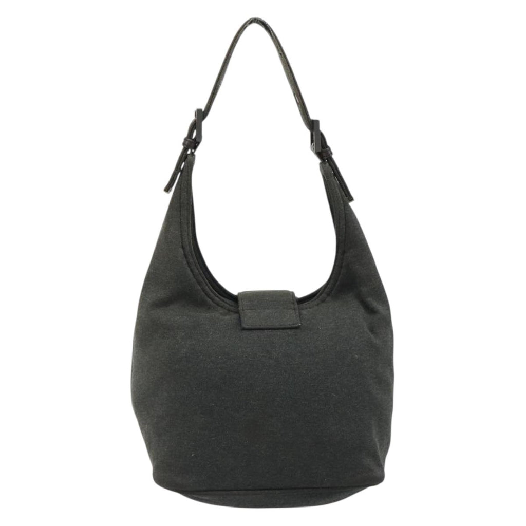 Fendi Grey Rounded Baguette