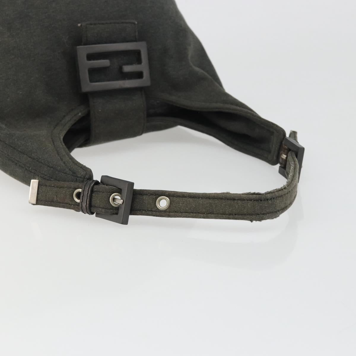 Fendi Grey Rounded Baguette