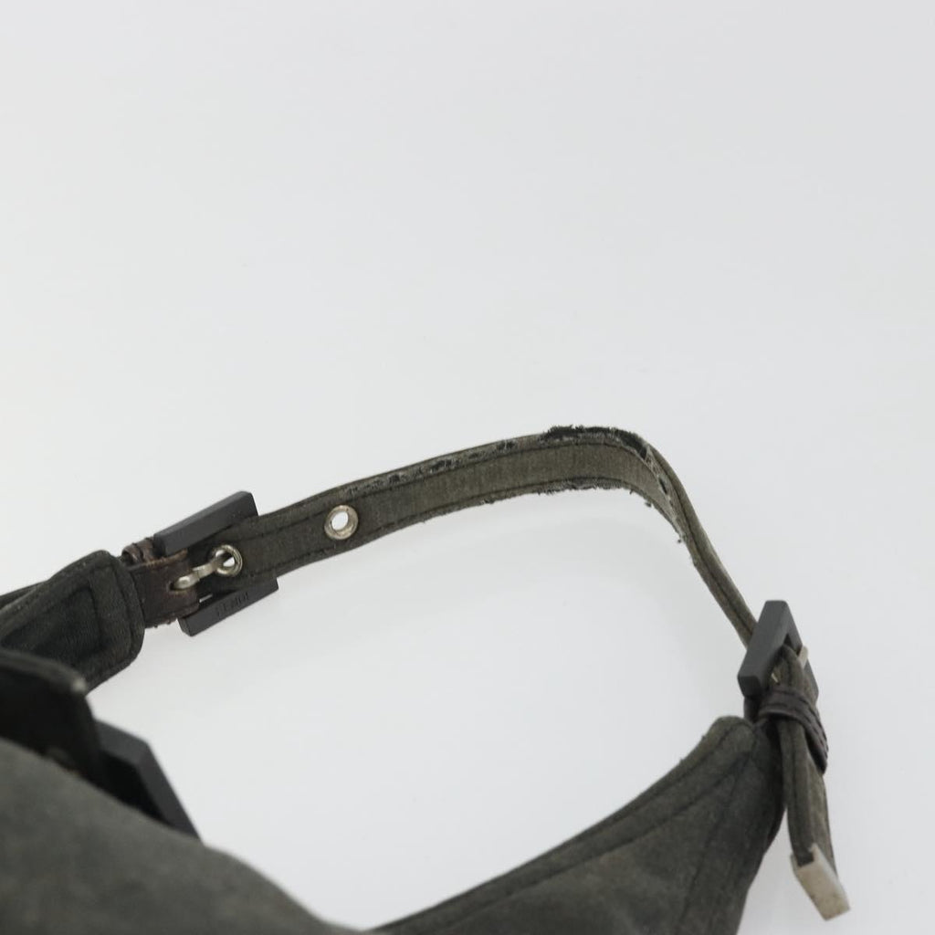 Fendi Grey Rounded Baguette