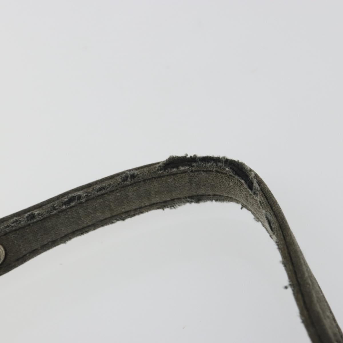 Fendi Grey Rounded Baguette