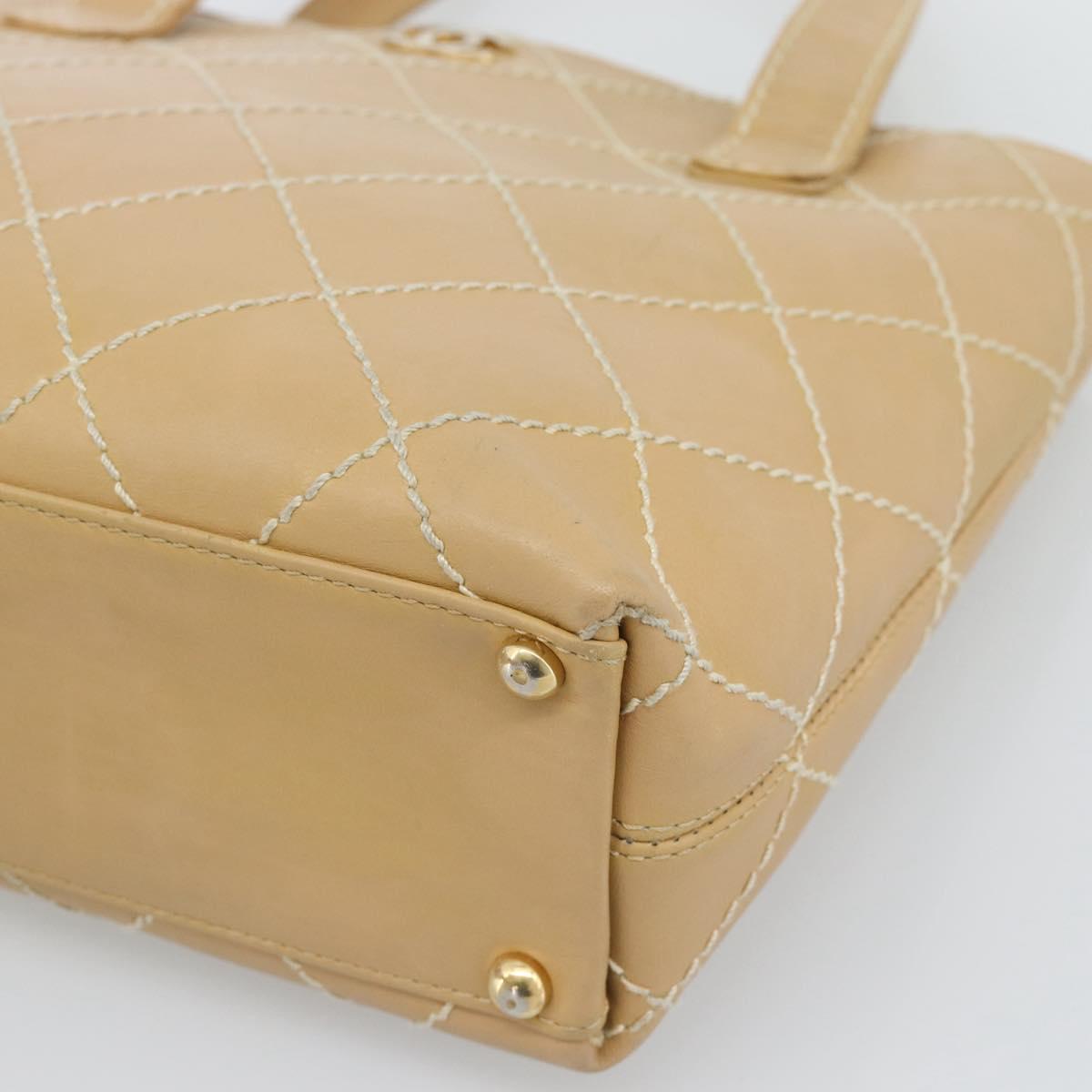 Chanel Tan Quilted Handbag