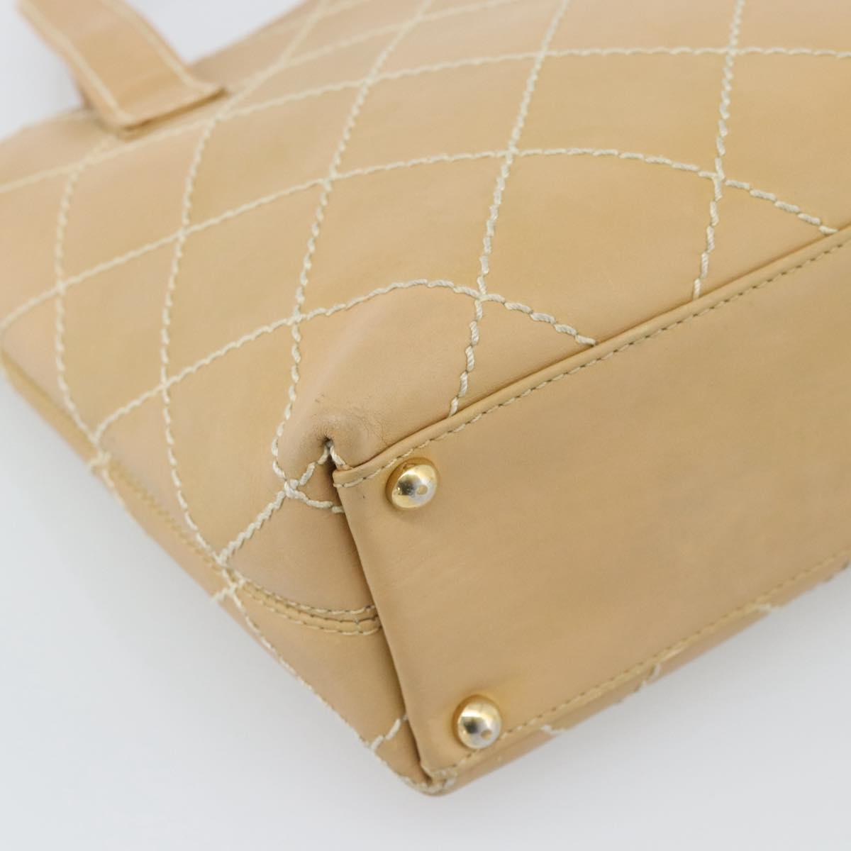 Chanel Tan Quilted Handbag