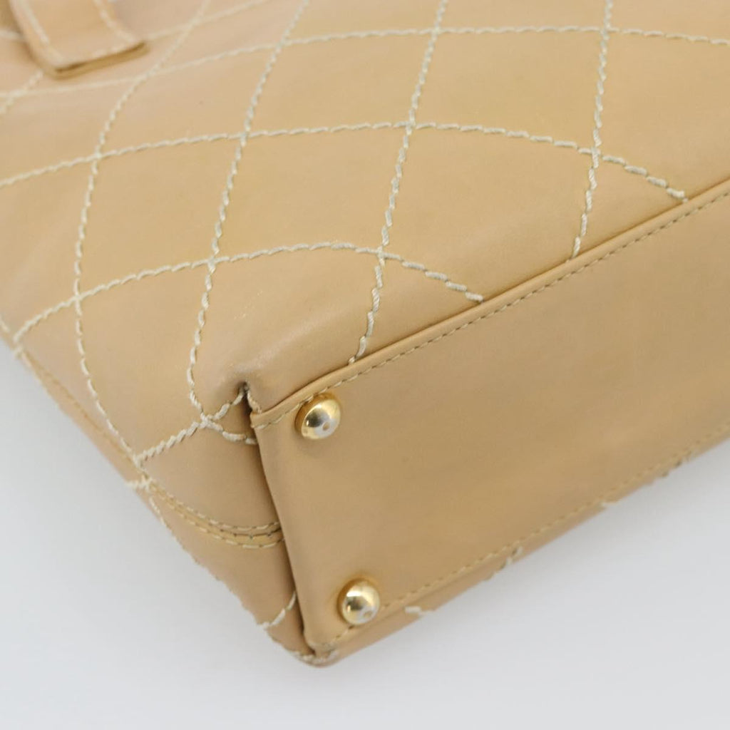 Chanel Tan Quilted Handbag
