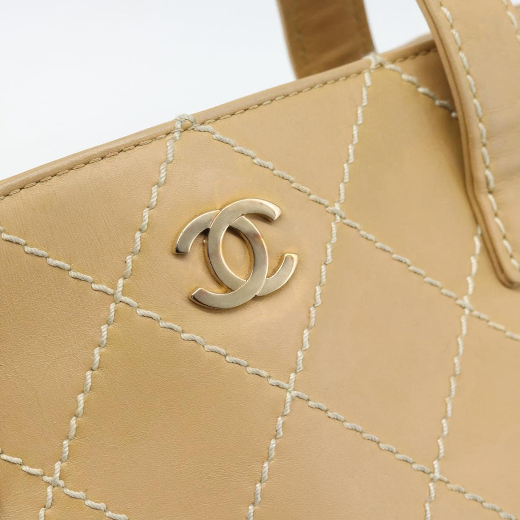 Chanel Tan Quilted Handbag