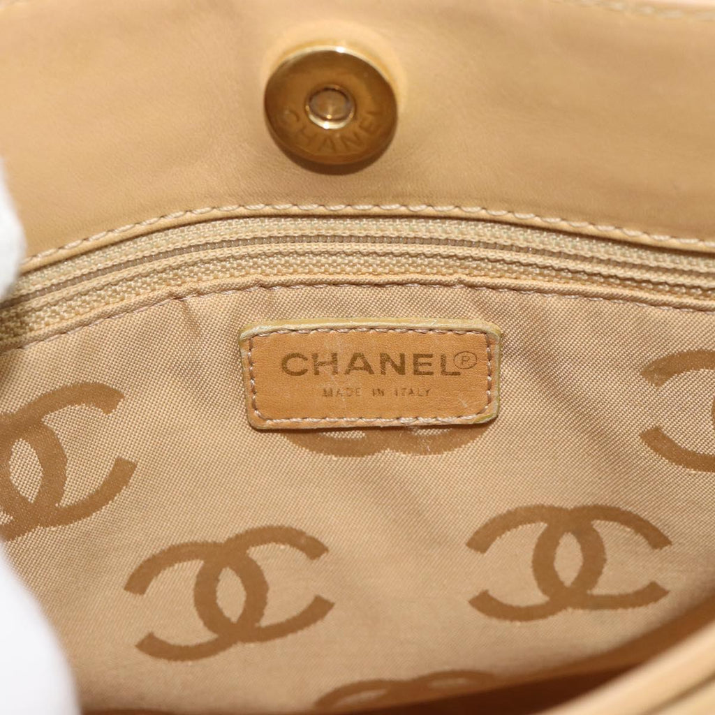 Chanel Tan Quilted Handbag