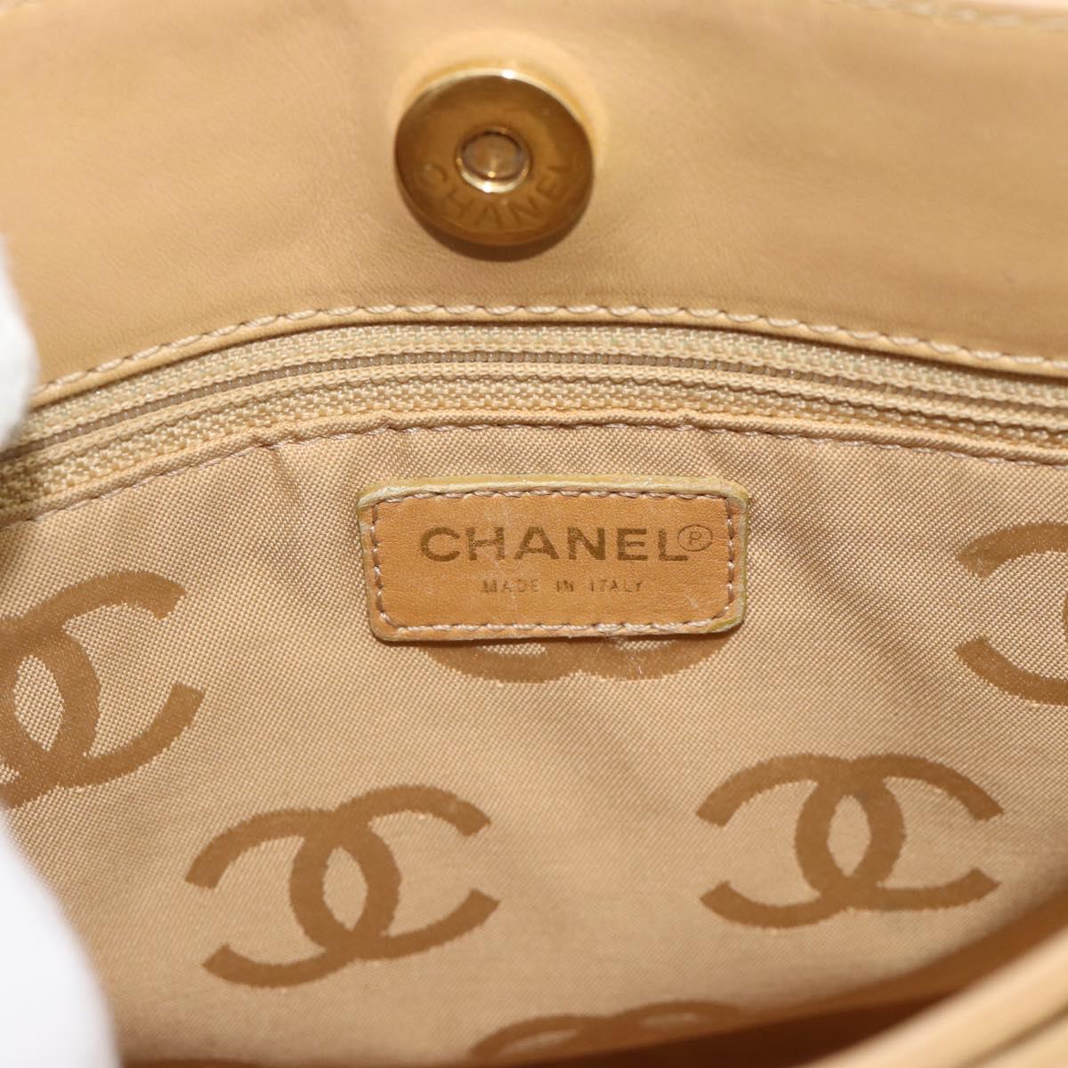 Chanel Tan Quilted Handbag
