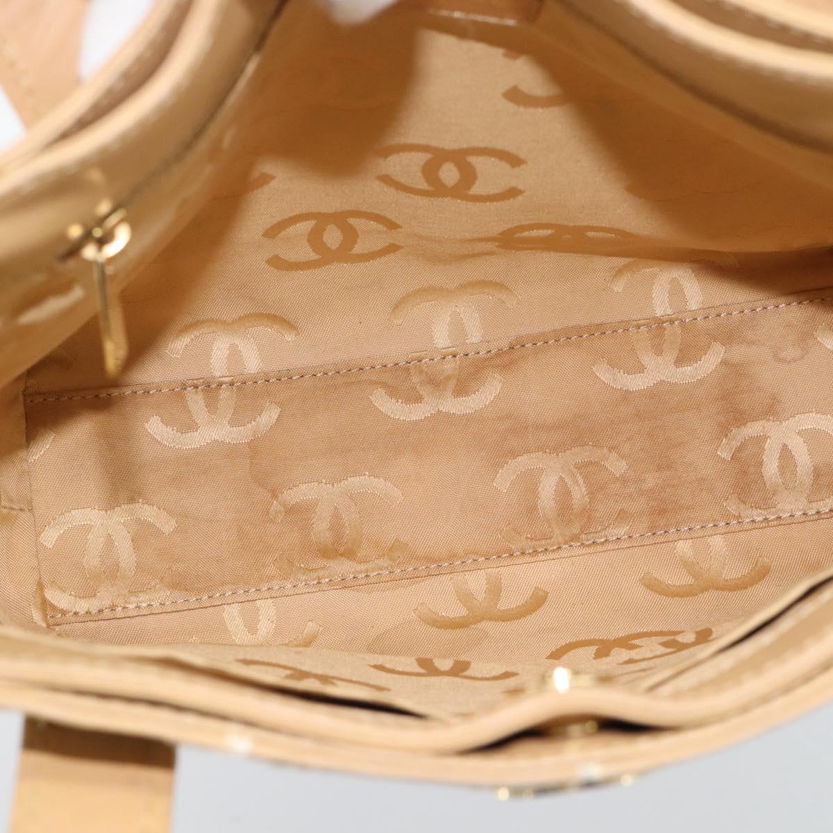 Chanel Tan Quilted Handbag