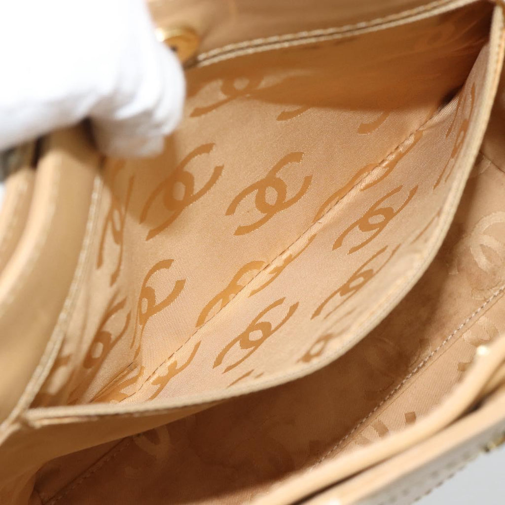 Chanel Tan Quilted Handbag
