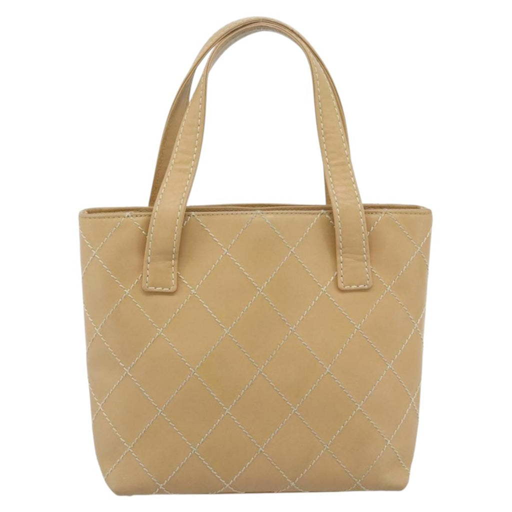 Chanel Tan Quilted Handbag
