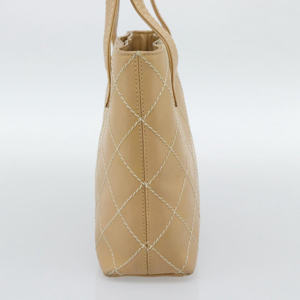 Chanel Tan Quilted Handbag