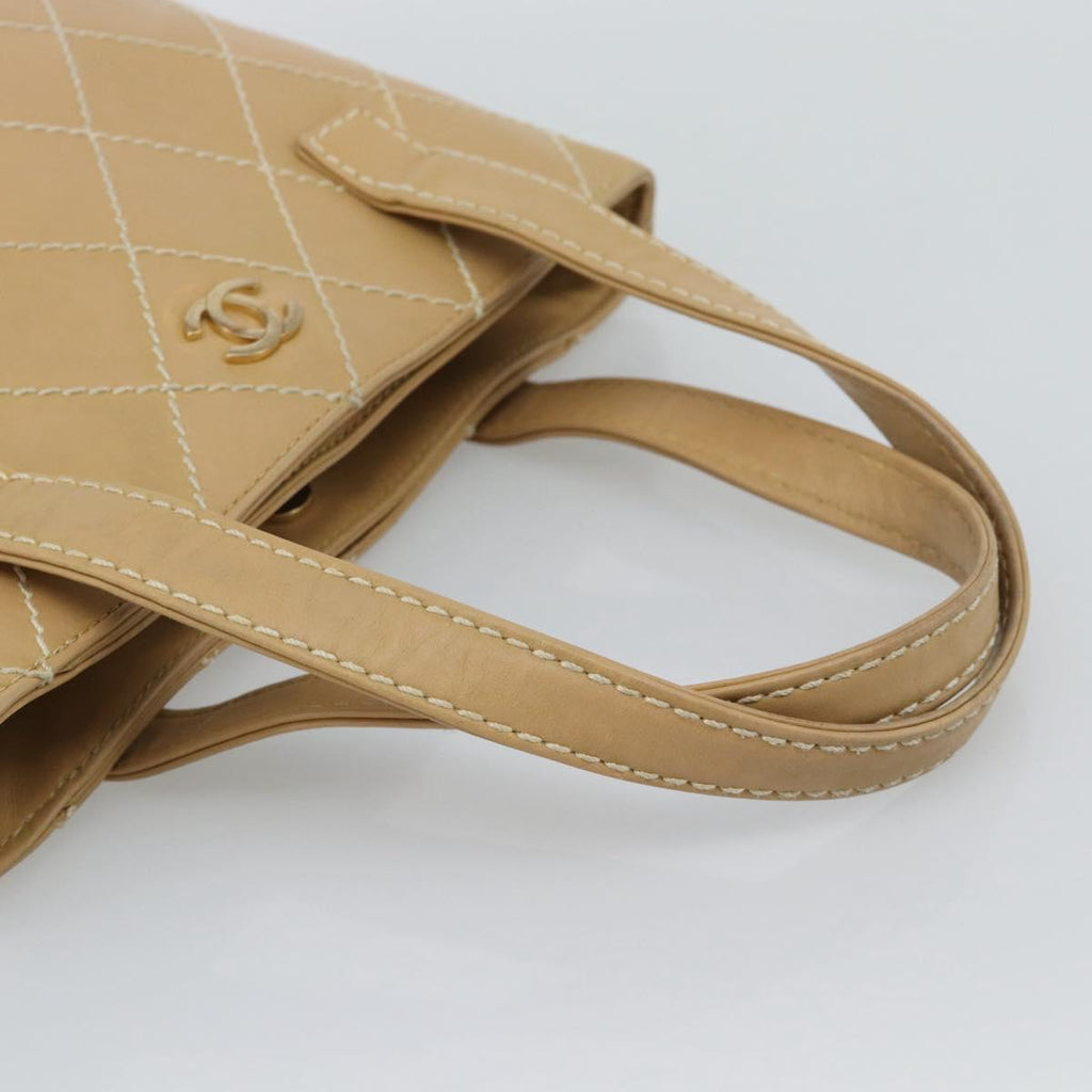 Chanel Tan Quilted Handbag