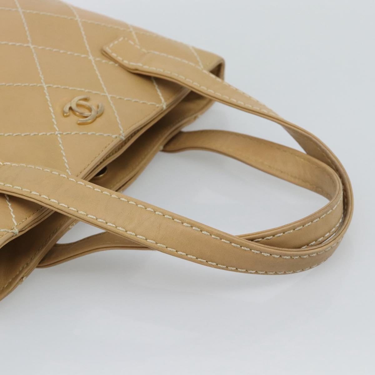 Chanel Tan Quilted Handbag