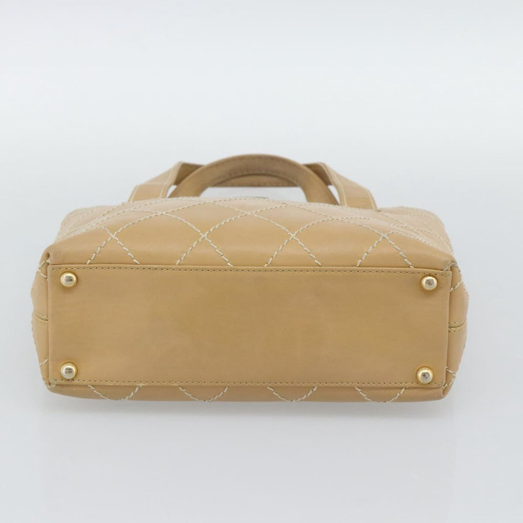 Chanel Tan Quilted Handbag