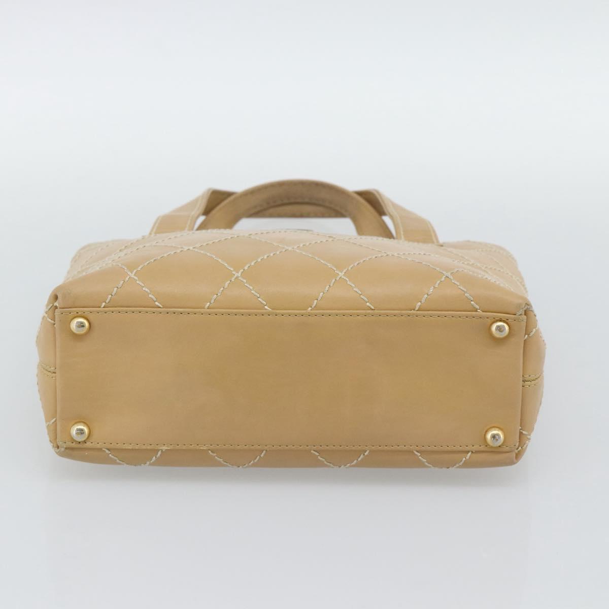 Chanel Tan Quilted Handbag