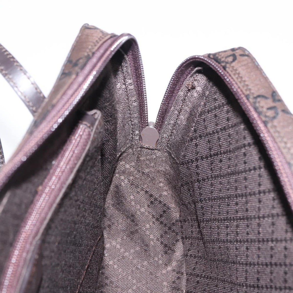 Gucci Brown Monogram Shoulder Bag