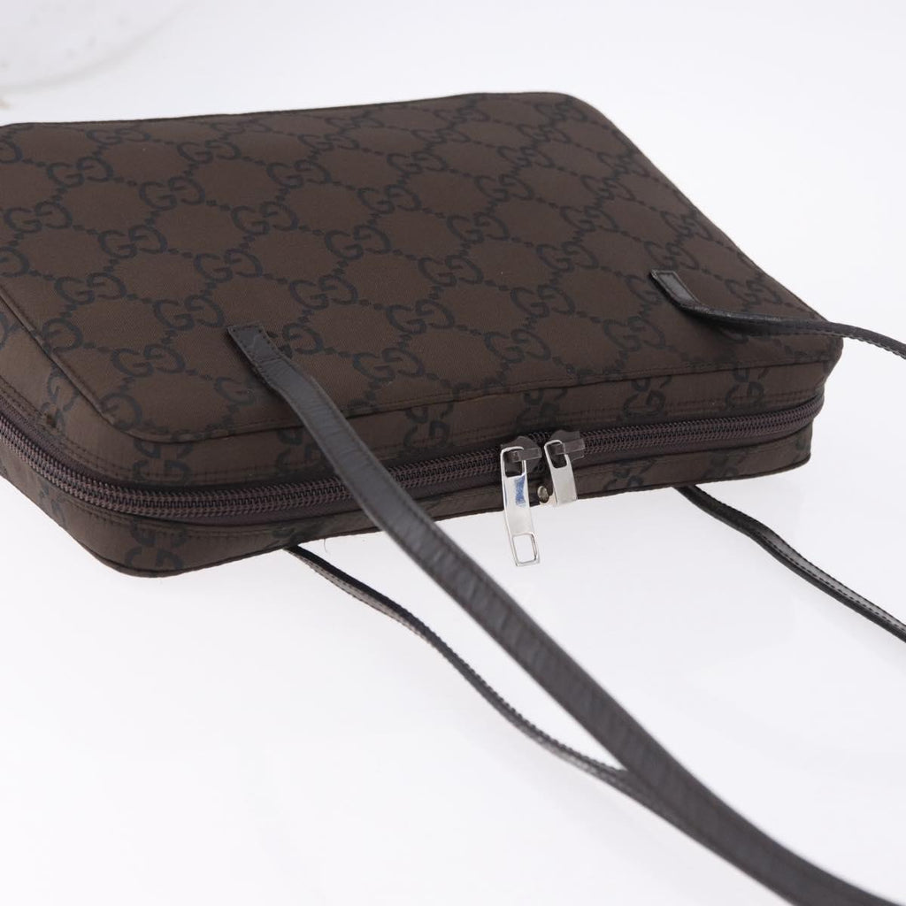 Gucci Brown Monogram Shoulder Bag