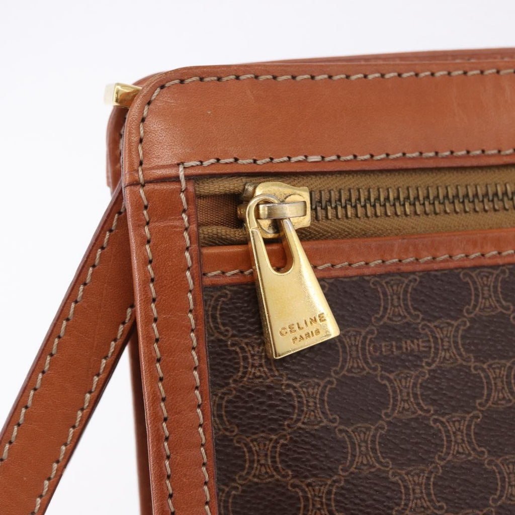 Celine Monogram Leather Clutch