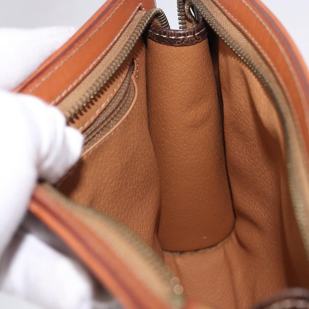 Celine Monogram Leather Clutch