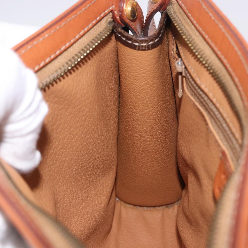 Celine Monogram Leather Clutch