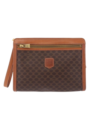 Celine Monogram Leather Clutch