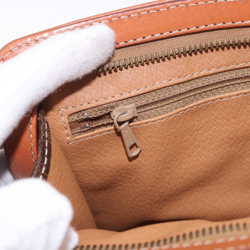 Celine Monogram Leather Clutch