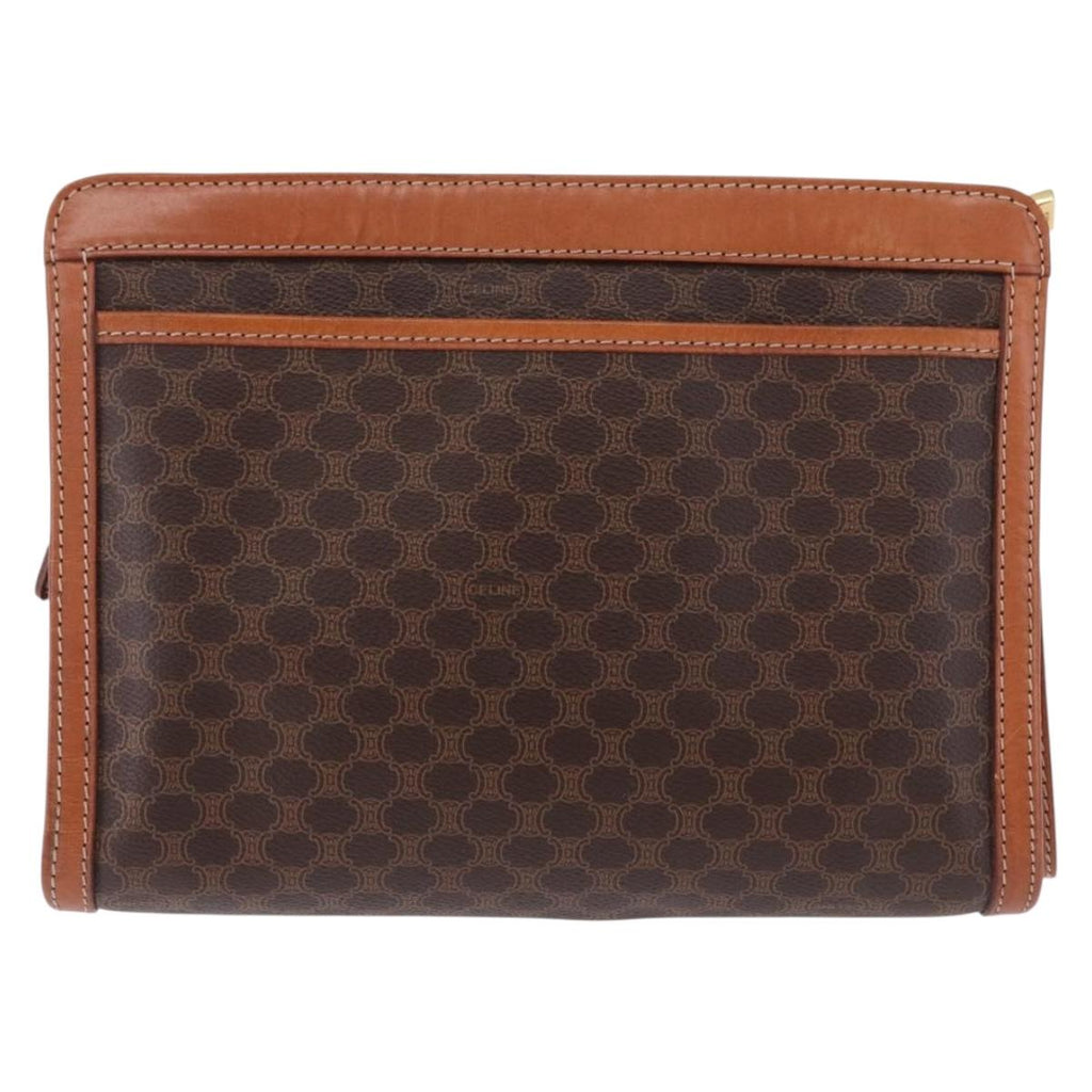 Celine Monogram Leather Clutch