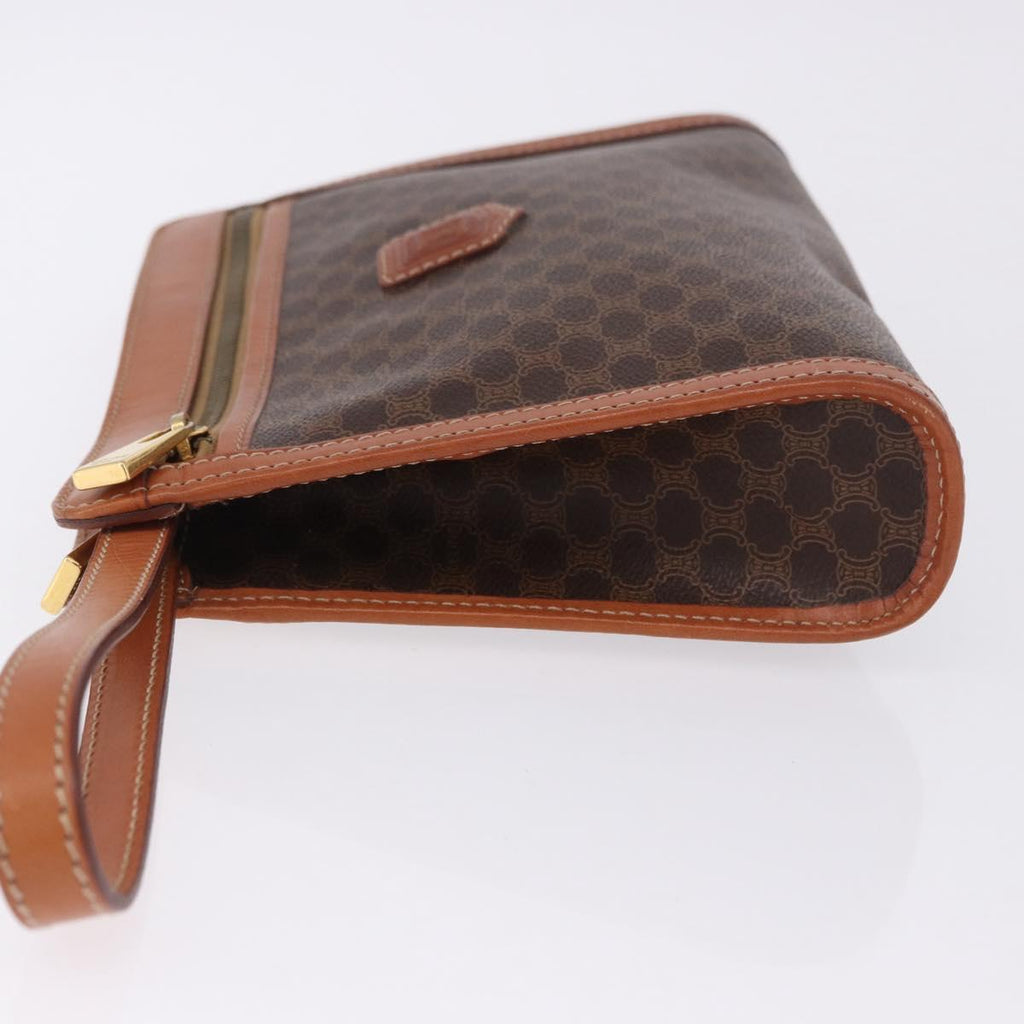 Celine Monogram Leather Clutch