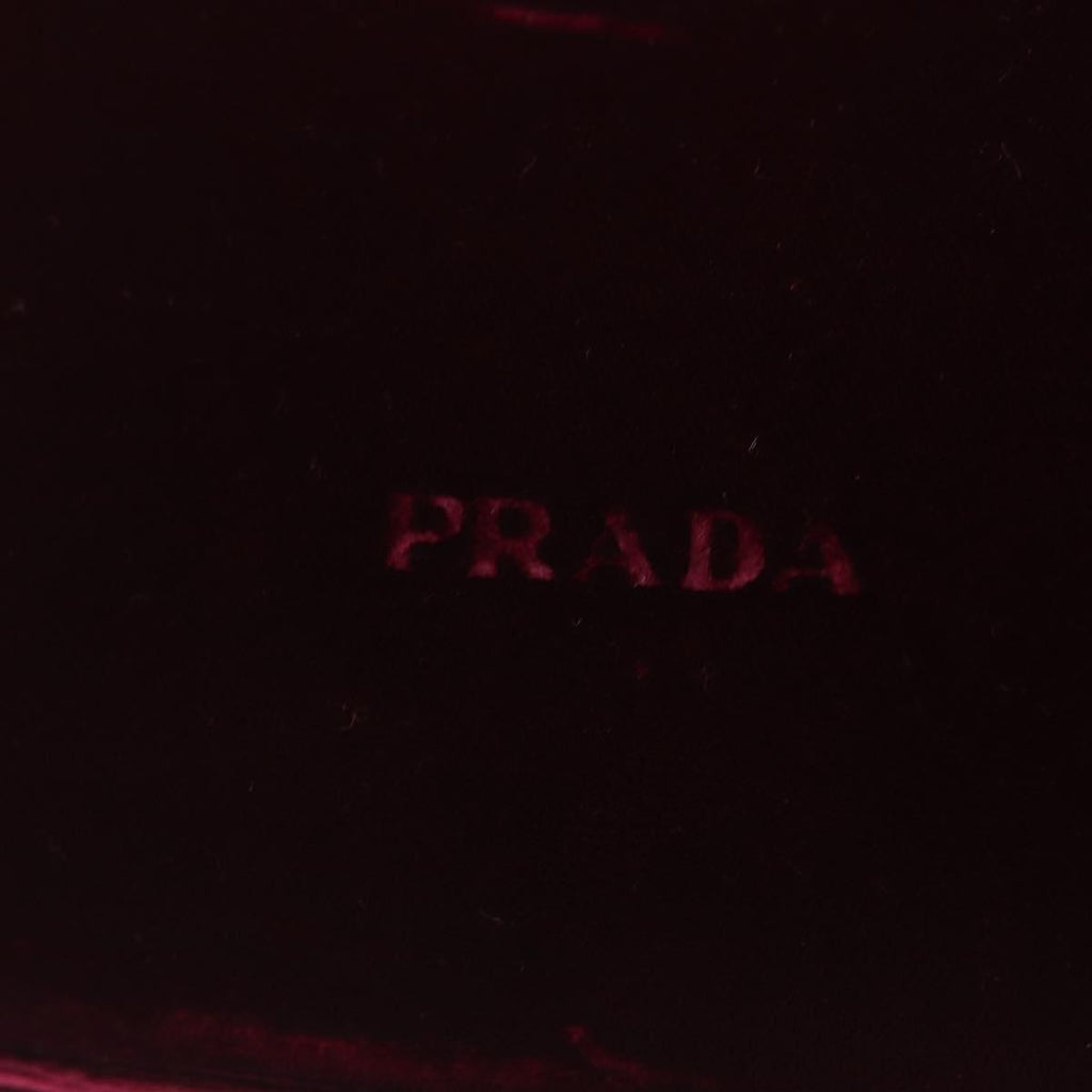 Prada Burgundy Velvet Handbag