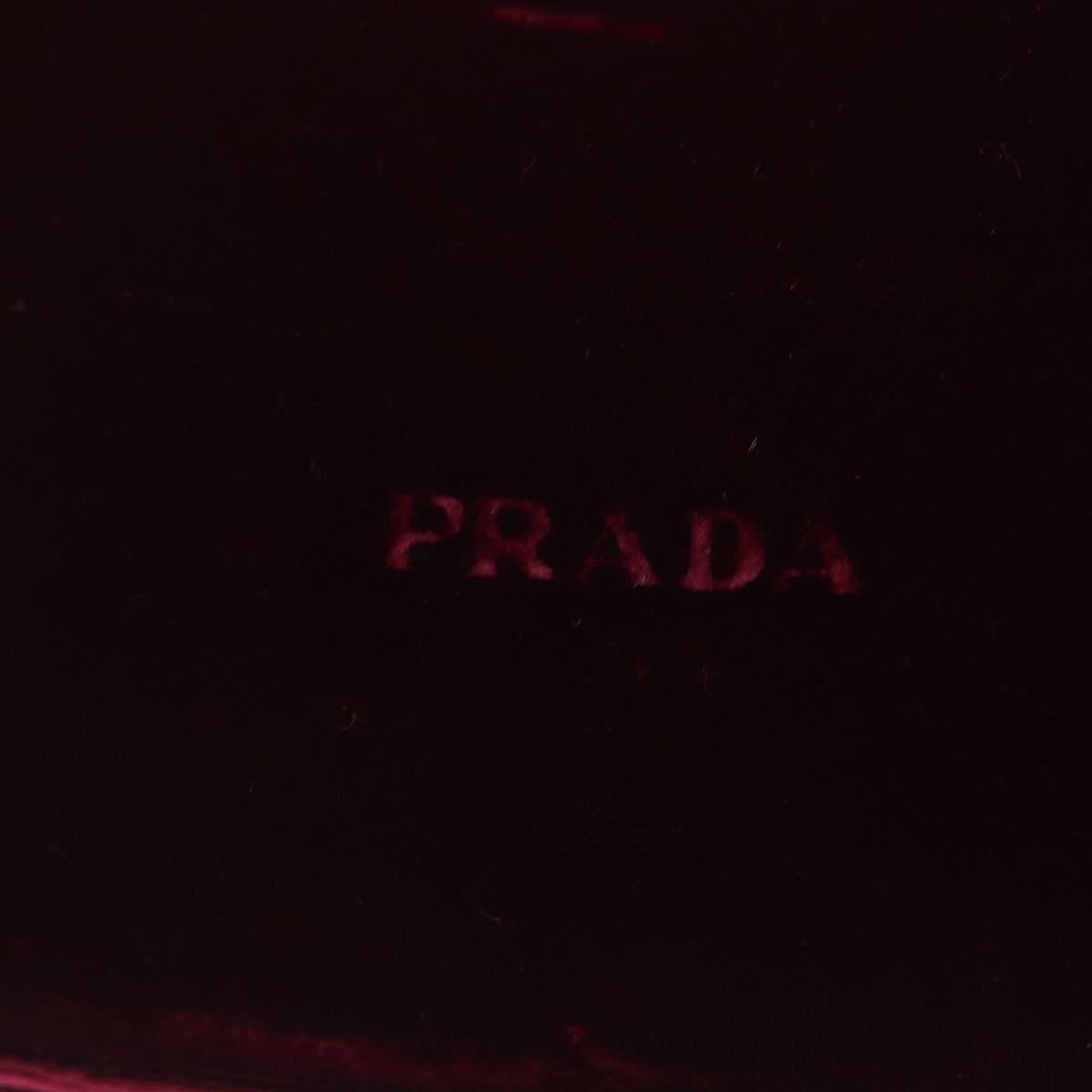 Prada Burgundy Velvet Handbag