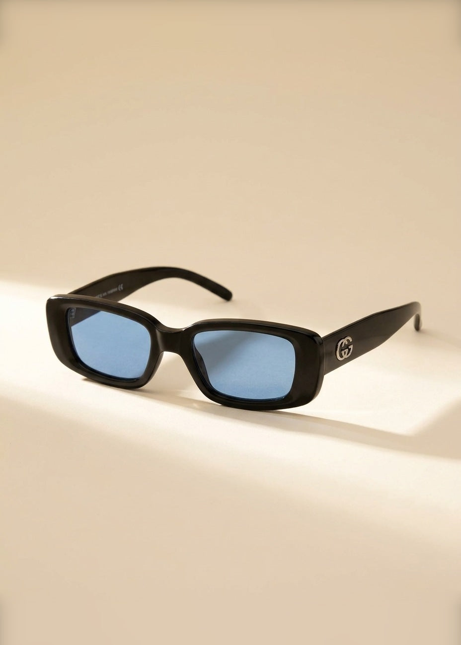 Gucci Blue Tortoise GG Square Sunglasses cover