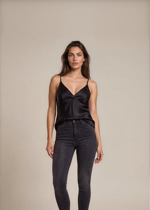 Chloé Black V-Neck Tank Top