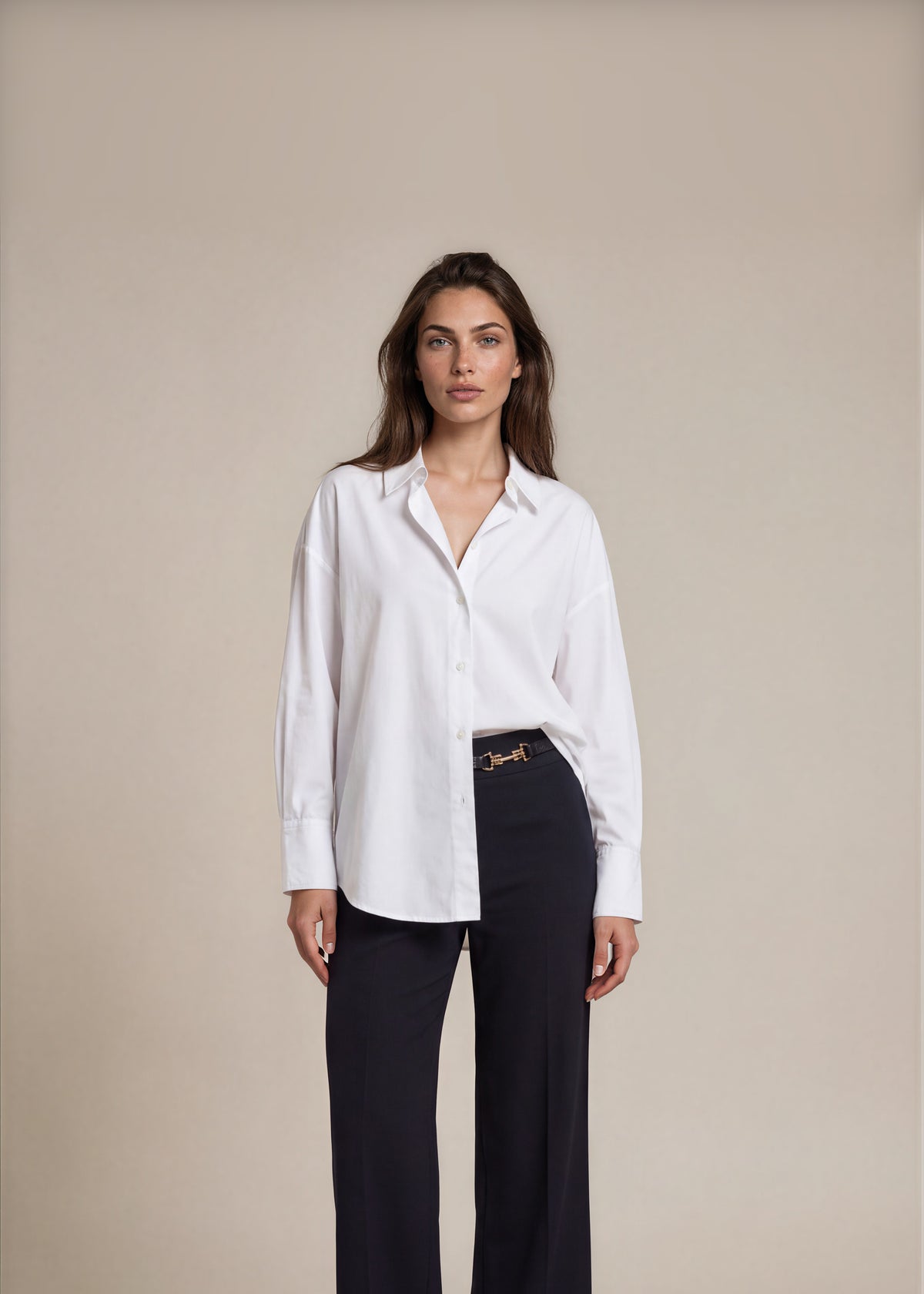 Celine Navy and Gold Pants front