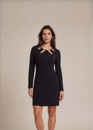 Cavalli Black Cutout Mini Dress