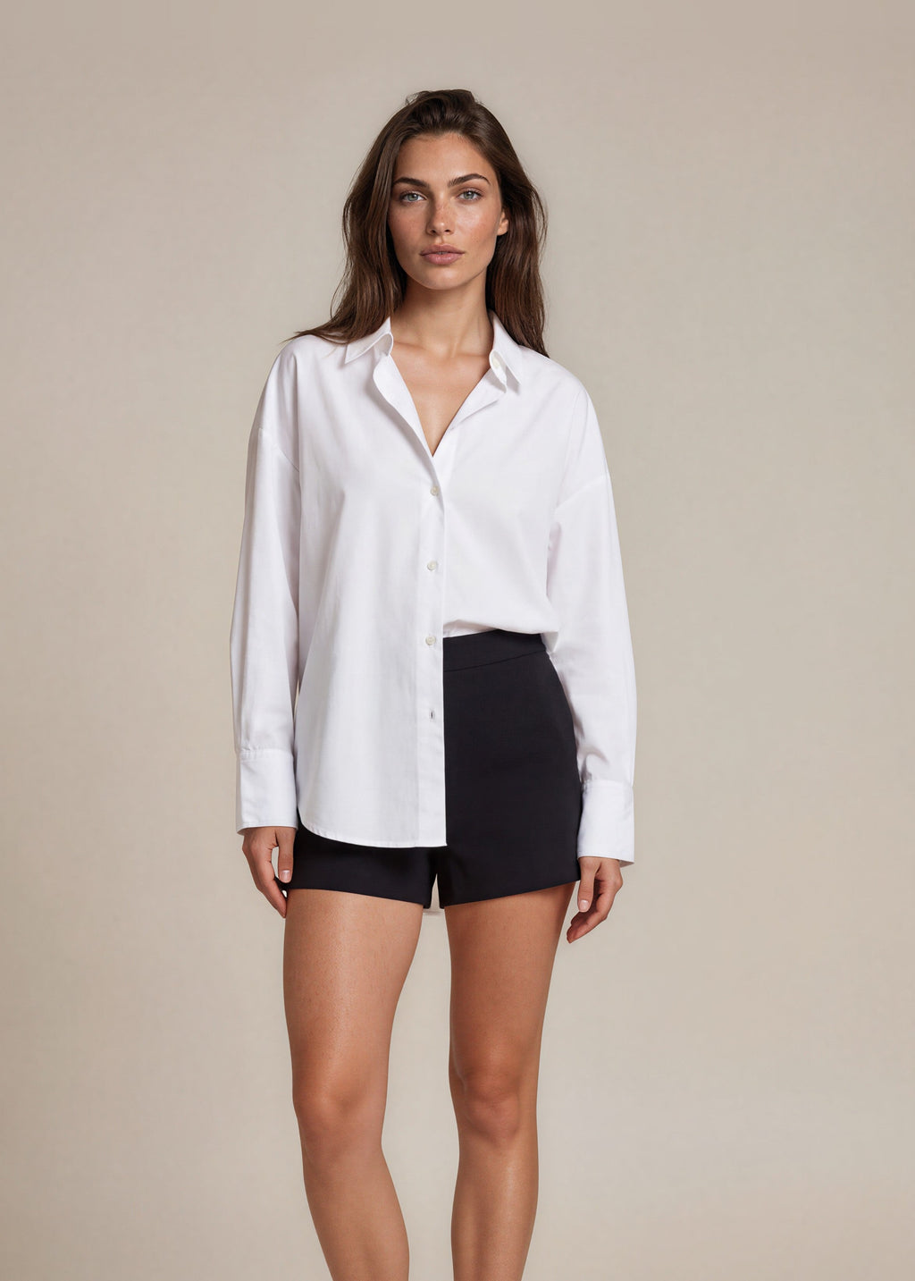 Ralph Lauren Black Mini Shorts front