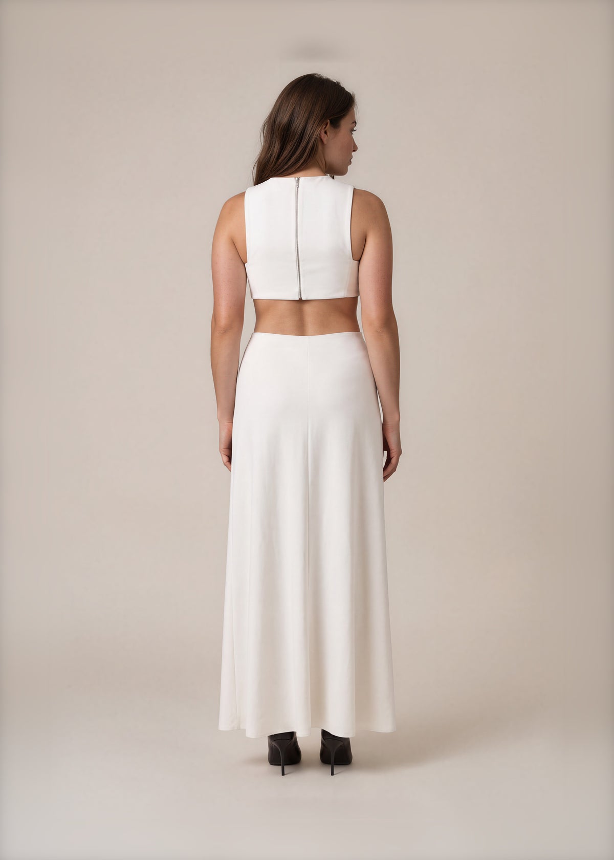 Michael Kors White Gown back