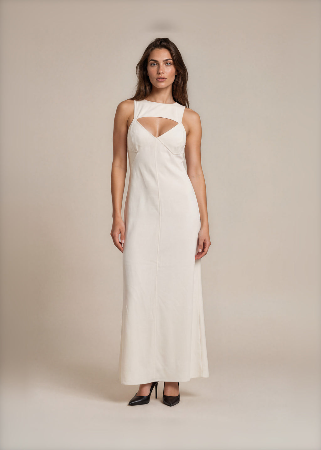Michael Kors White Gown front