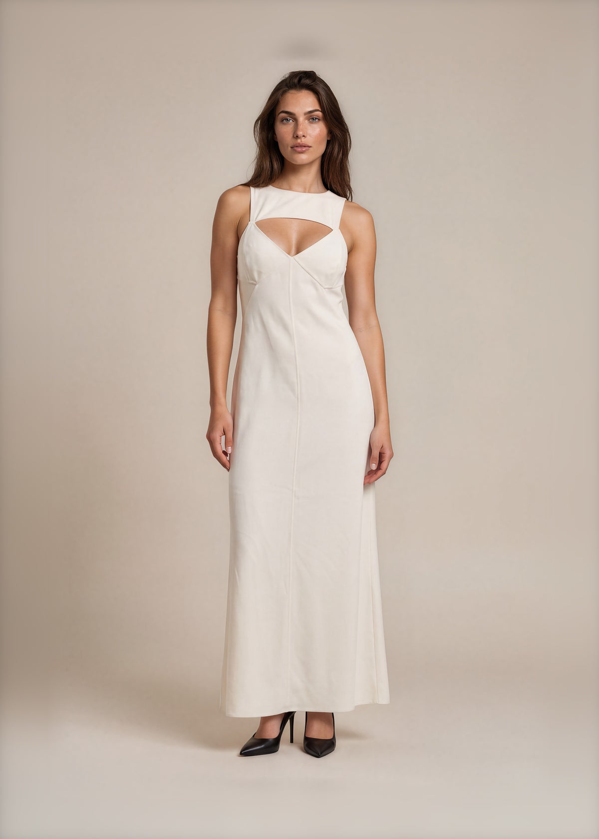 Michael Kors White Gown front