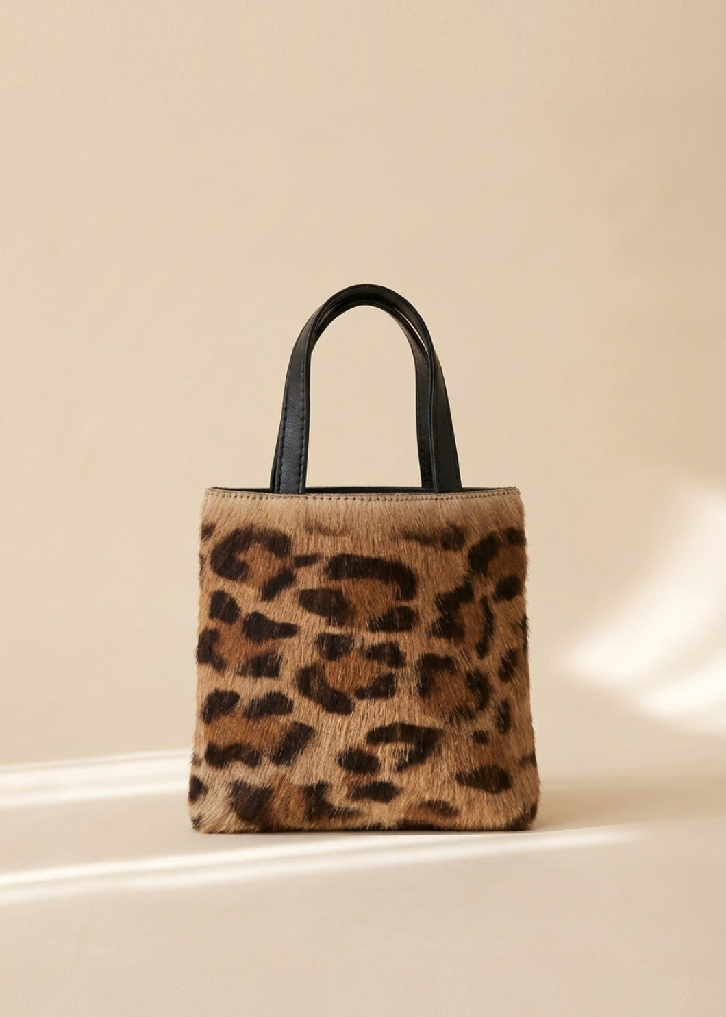 Loewe Leopard Ponyhair Mini Tote cover