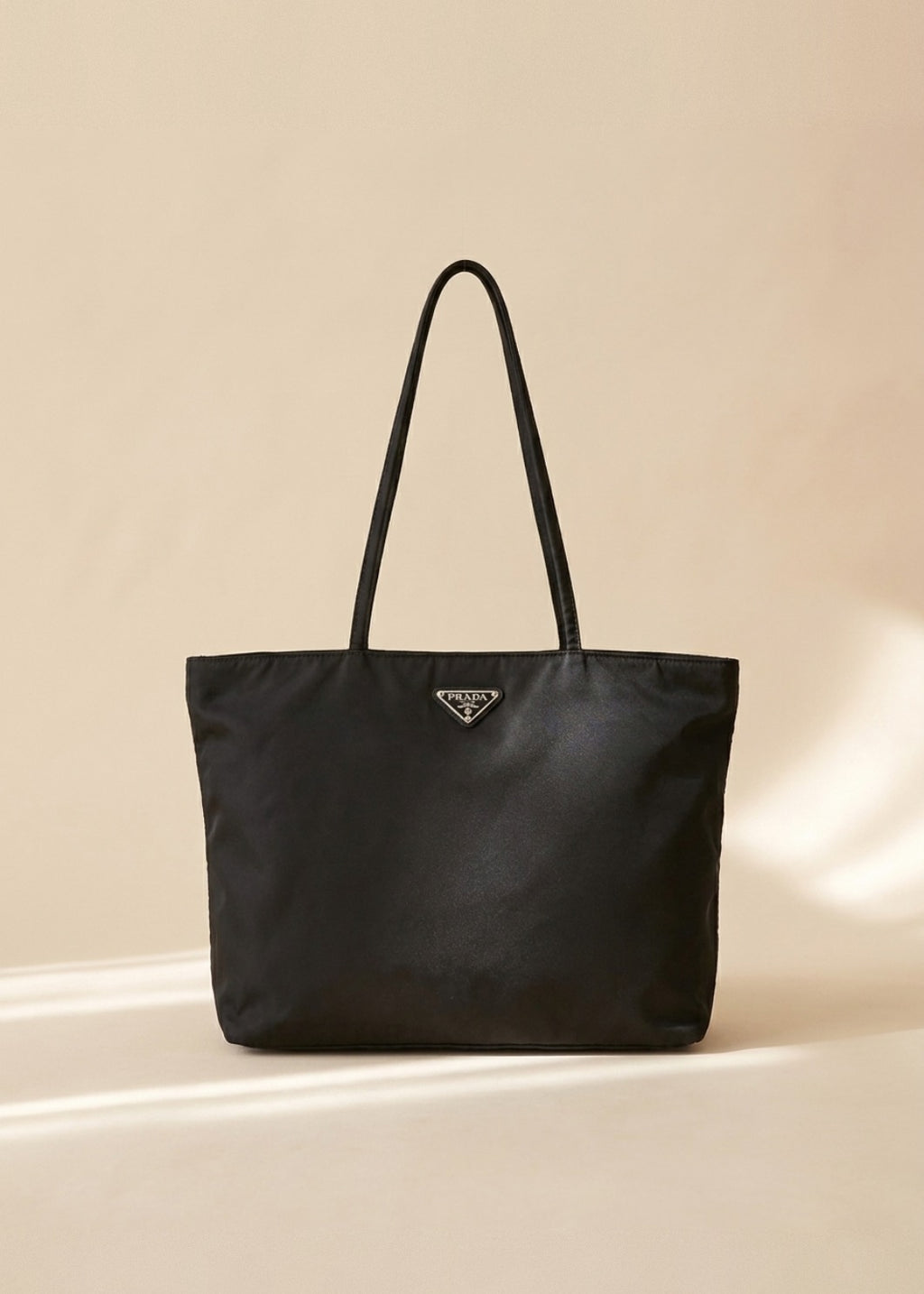 Prada Black Nylon Large Tote cover