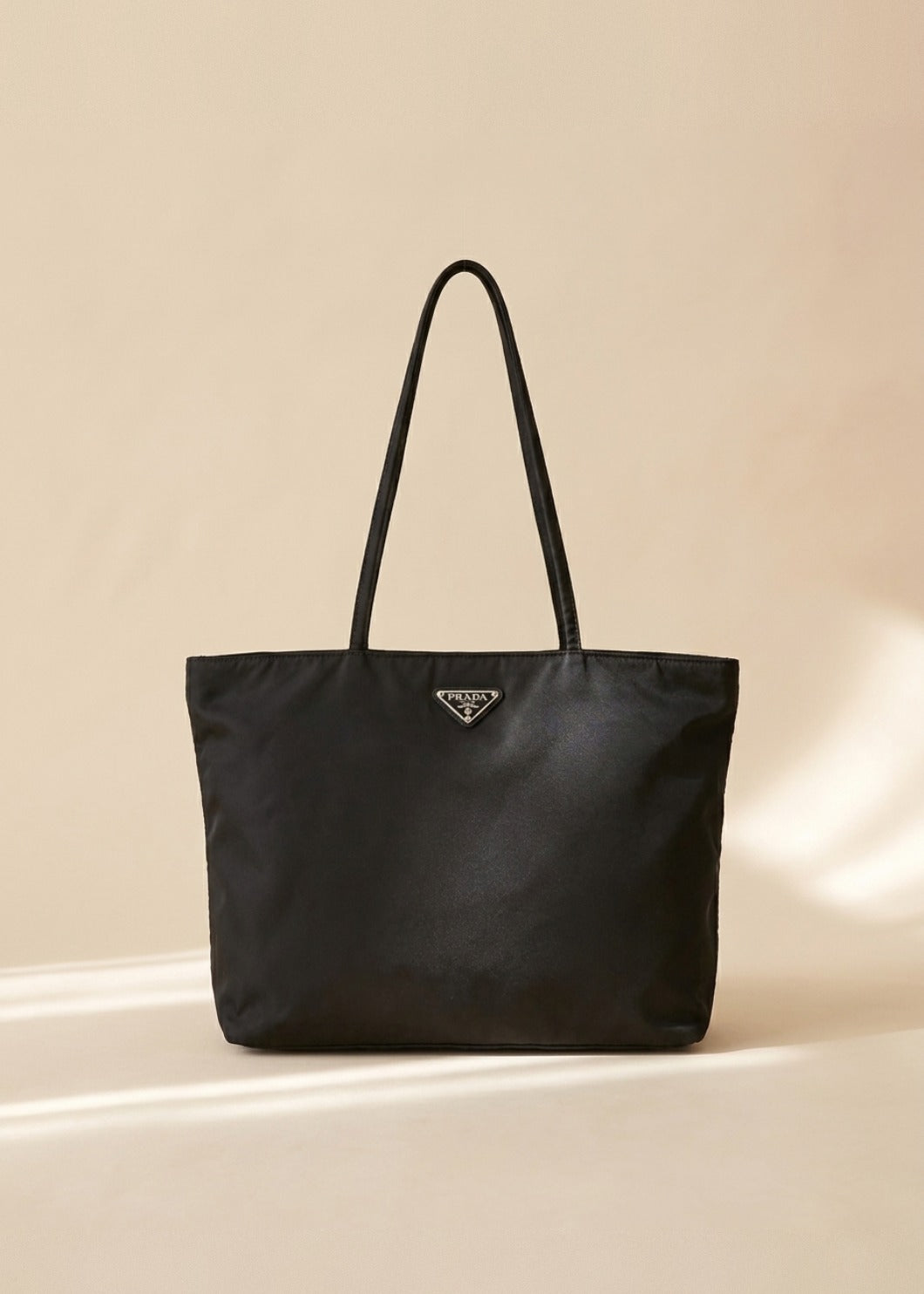 Prada Black Nylon Large Tote cover