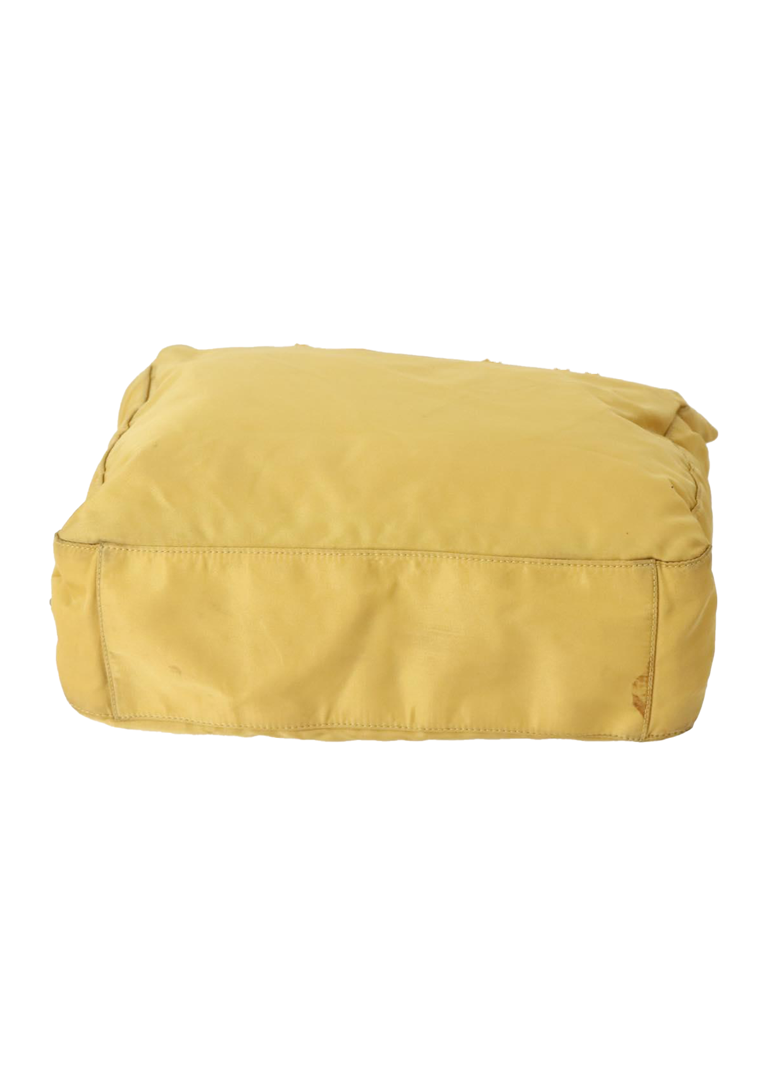 Prada Yellow Nylon Tote