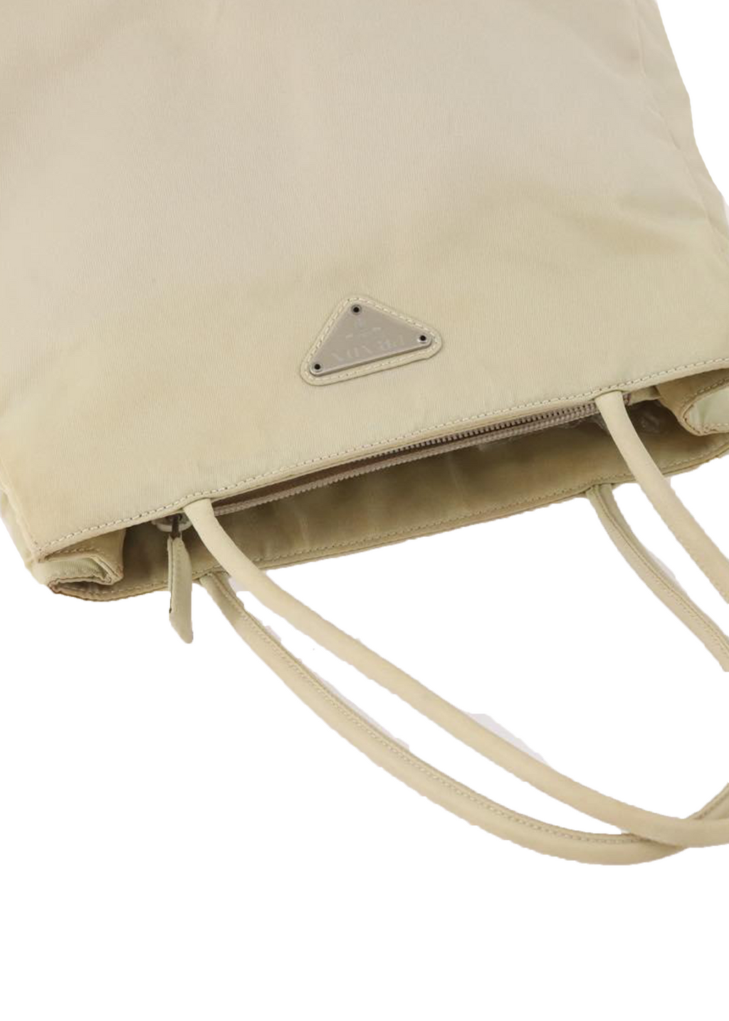 Prada White Nylon Handbag