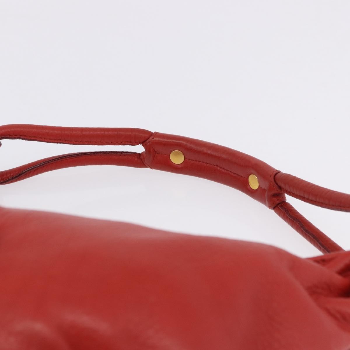 Ferragamo Red Leather Hobo Bag