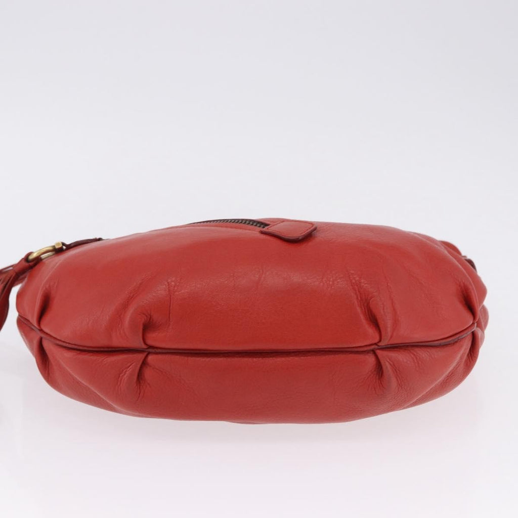 Ferragamo Red Leather Hobo Bag