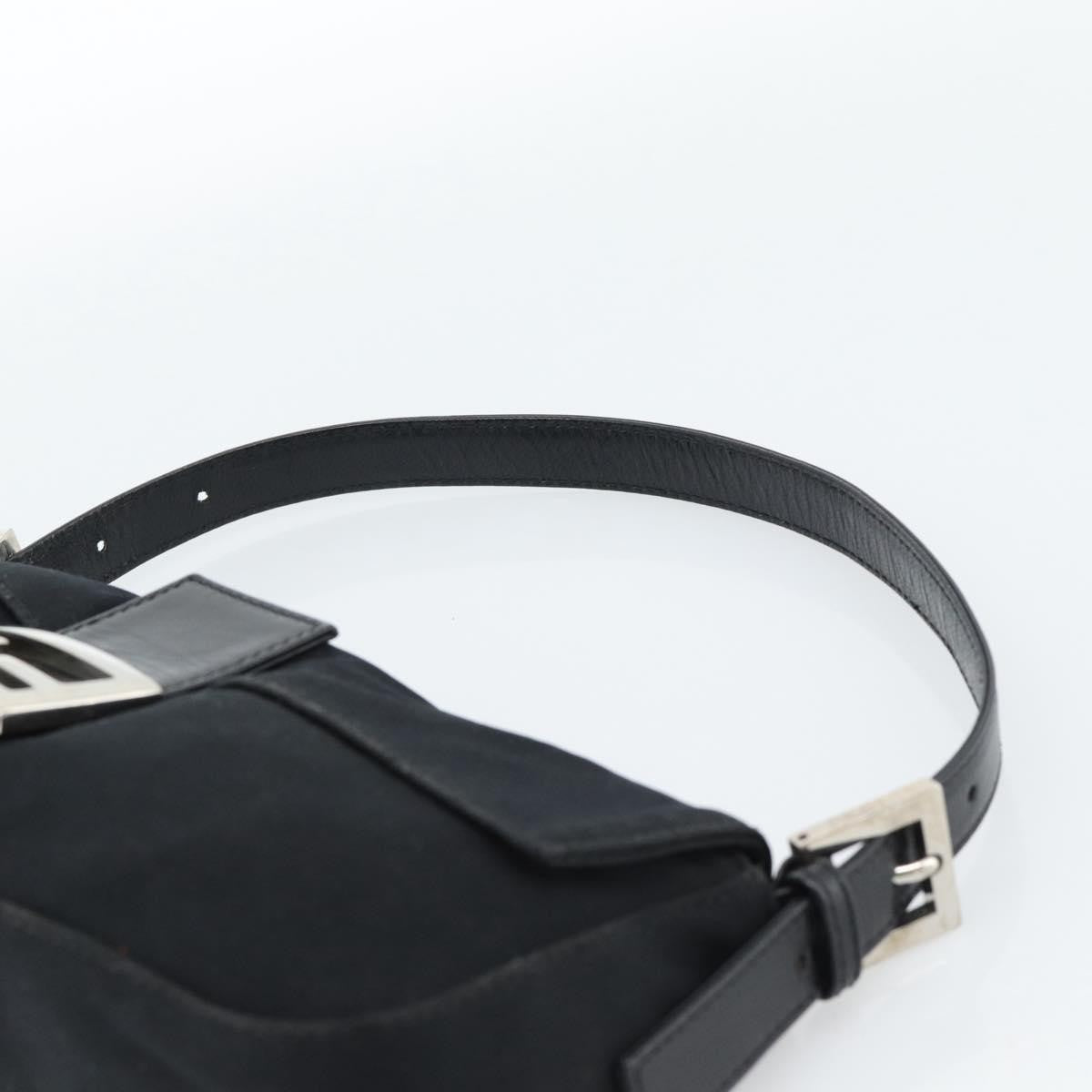 Fendi Black Nylon Baguette