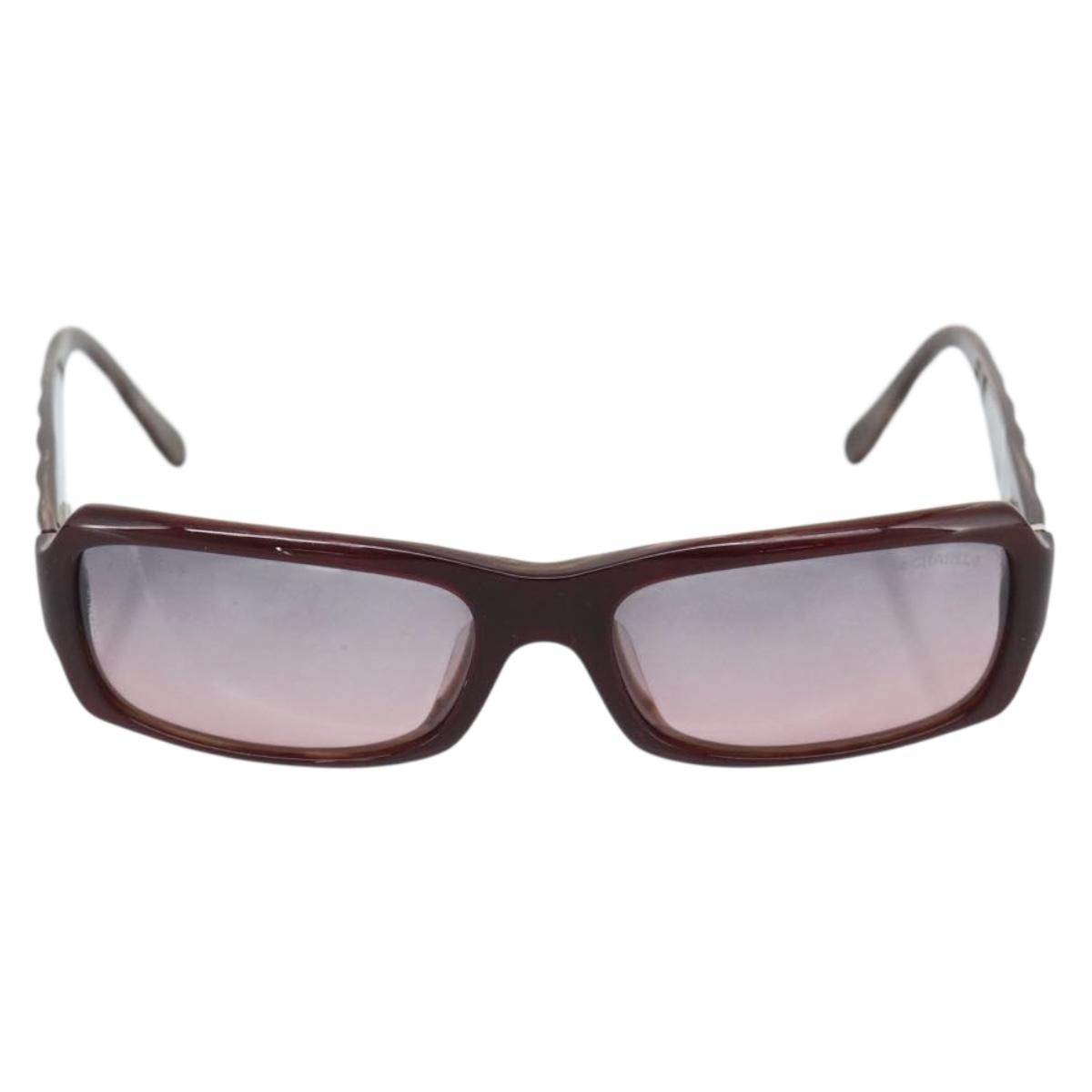 Chanel Brown Quilted Sunglasses