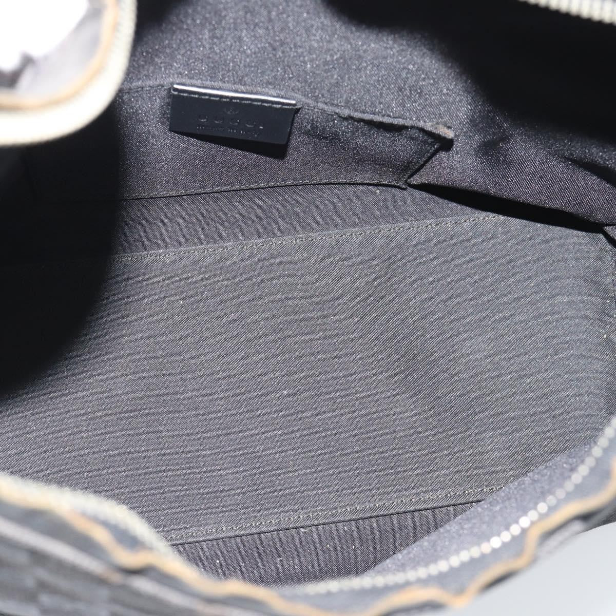 Gucci Black Monogram Canvas Shoulder Bag